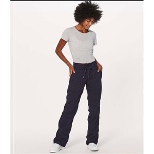Lululemon Dance Studio Pant III Regular Lined 32 Midnight Navy 12